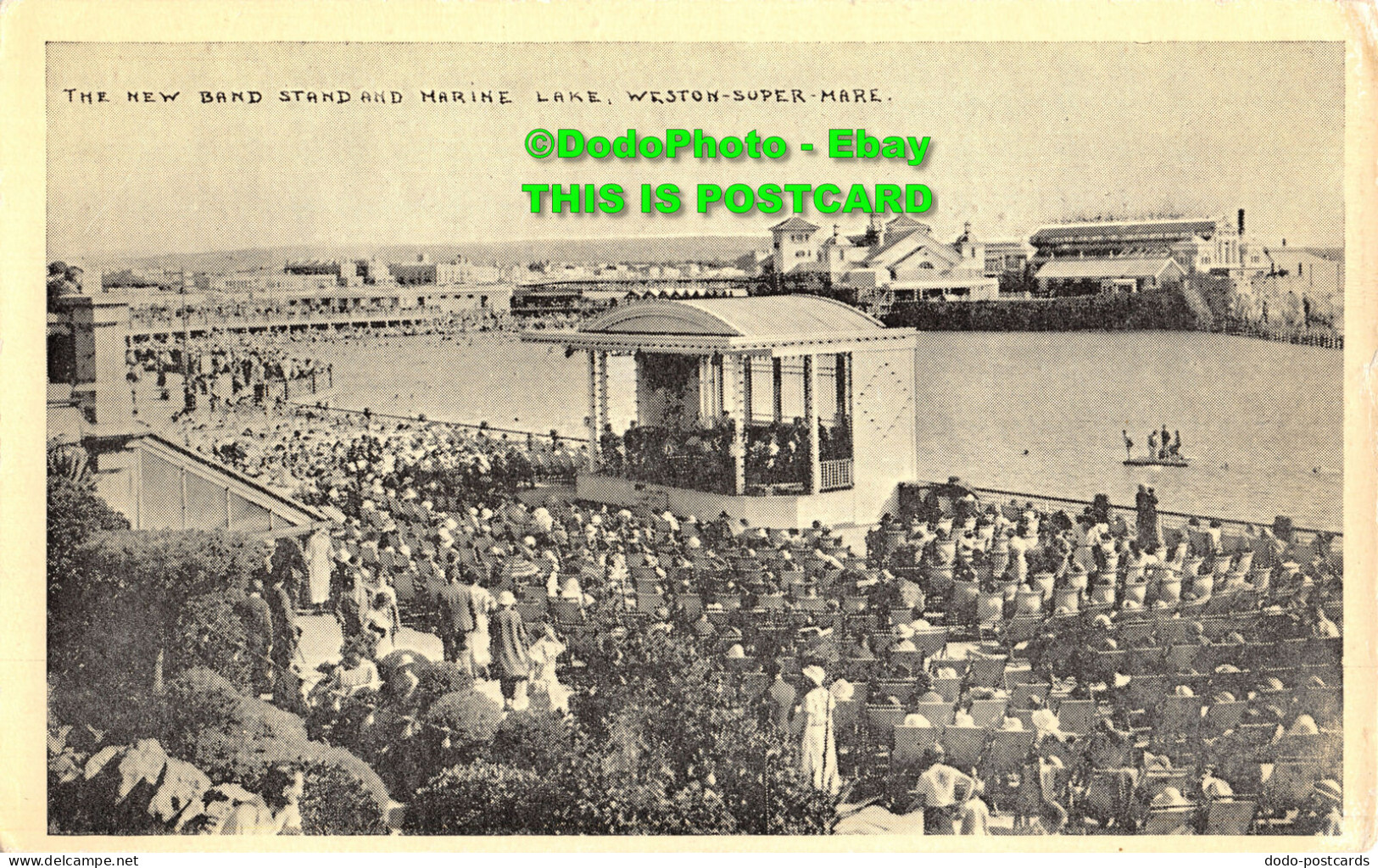 R455860 The New Band Stand And Marine Lake. Weston Super Mare - Monde