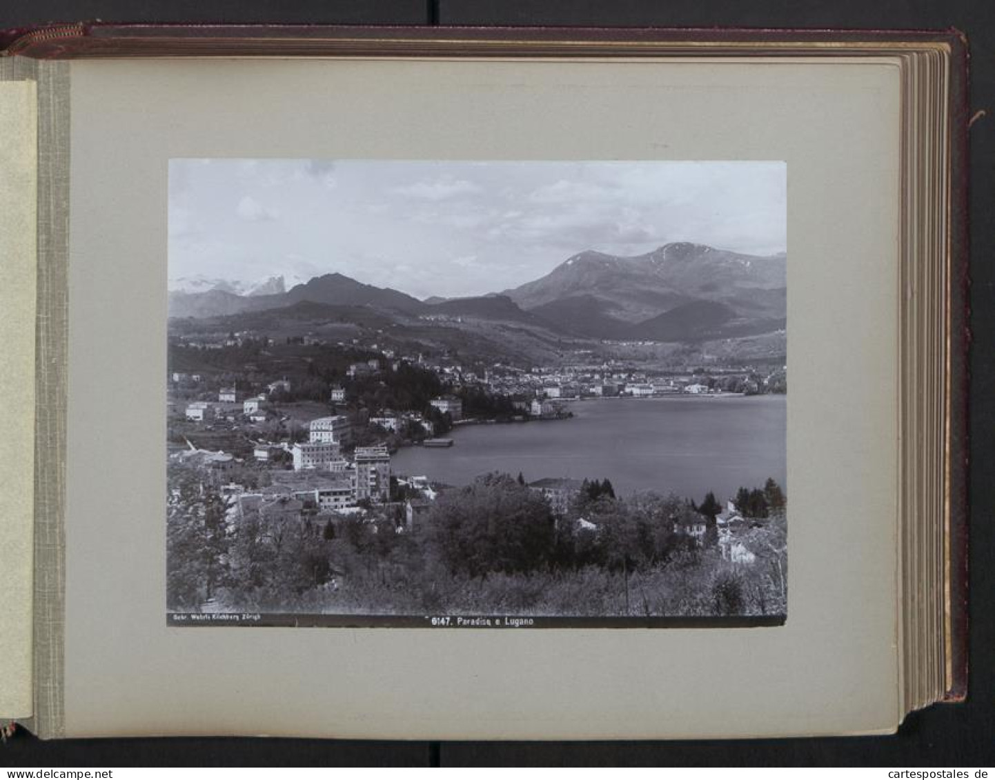 Fotoalbum Mit 38 Fotografien, Ansicht Lugano, Panorama Vom Monte Salvatore, Morcote, Gandria, Lago Di Lugano  - Alben & Sammlungen