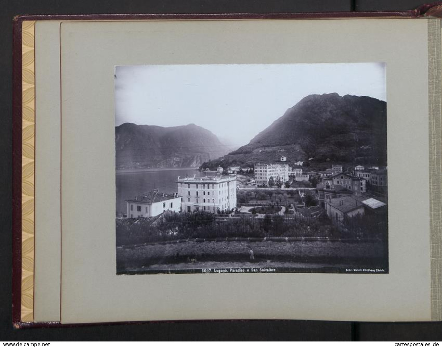 Fotoalbum Mit 38 Fotografien, Ansicht Lugano, Panorama Vom Monte Salvatore, Morcote, Gandria, Lago Di Lugano  - Alben & Sammlungen