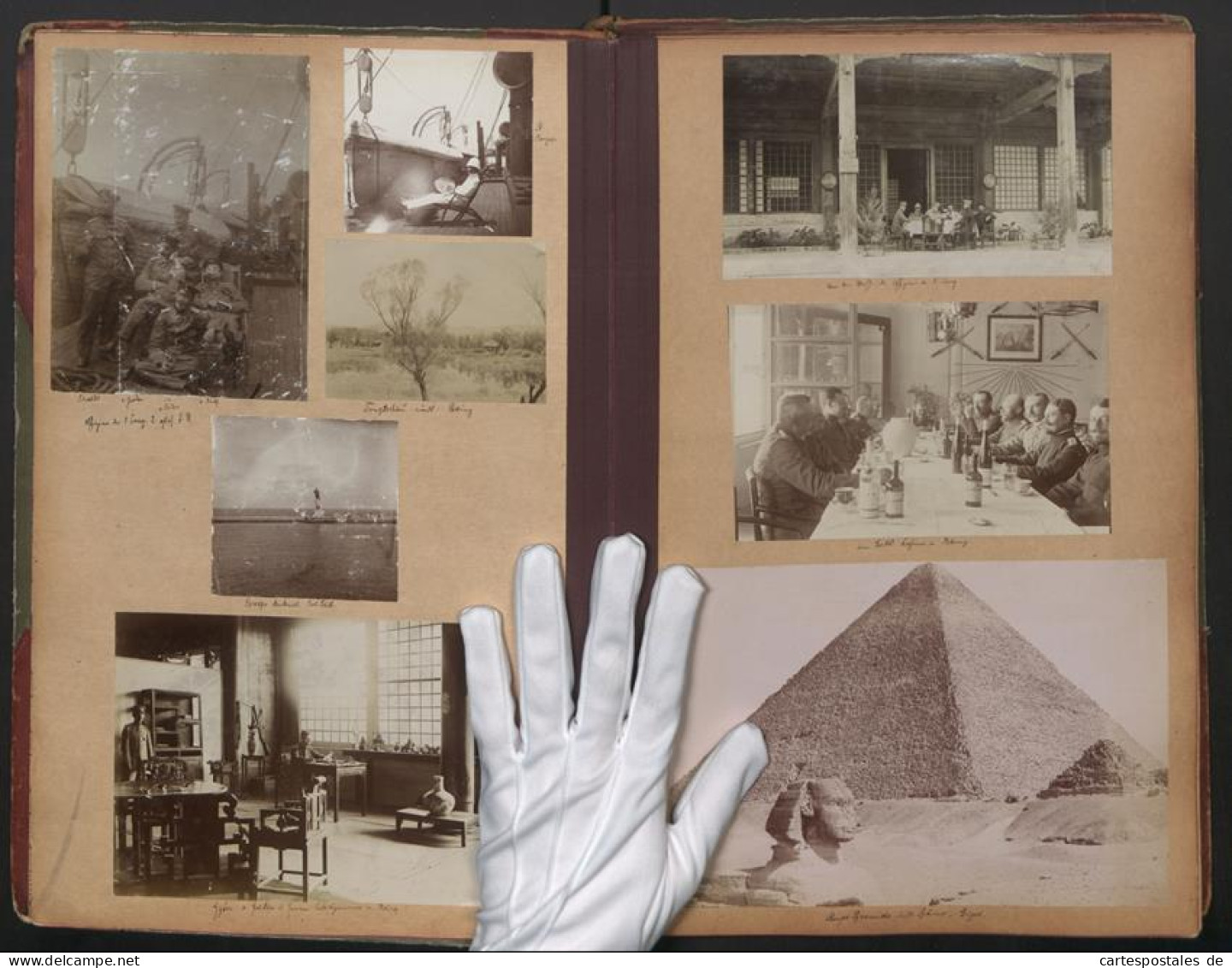 Fotoalbum Mit 280 Fotografien, DSWA Schutztruppe, Afrika, Oblt. Von Grawert, Hauptmann Von Fiedler, Zanzibar, Durban  - Alben & Sammlungen