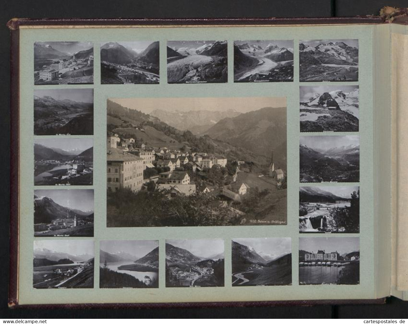 Fotoalbum Mit 38 Fotografien, Ansicht Rapallo, Südtirol, Gletscher, Panorama Vom Kleinboden, Gardasee  - Albums & Verzamelingen