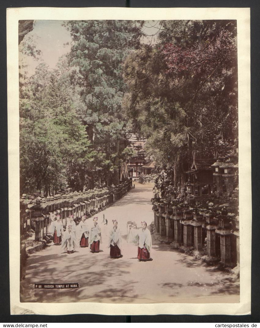 Fotoalbum Mit 65 Fotografien, Ansicht Kioto, Tracht, Geisha, Tempel, Daibutsu, Nikko, Kobe, Tokyo  - Albums & Collections