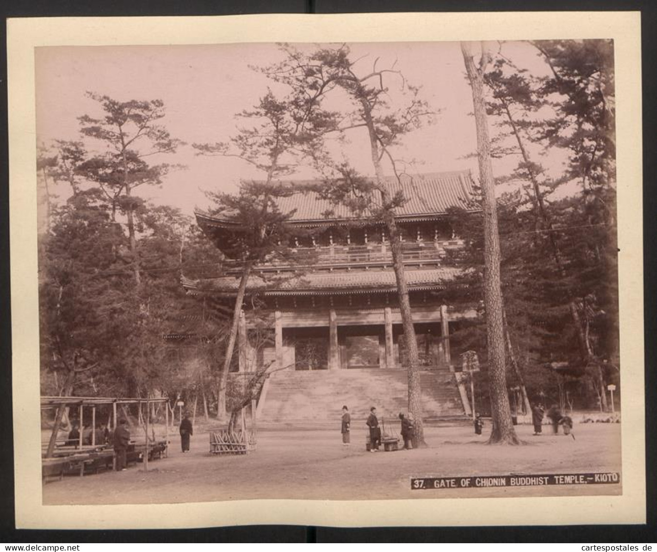 Fotoalbum mit 65 Fotografien, Ansicht Kioto, Tracht, Geisha, Tempel, Daibutsu, Nikko, Kobe, Tokyo 