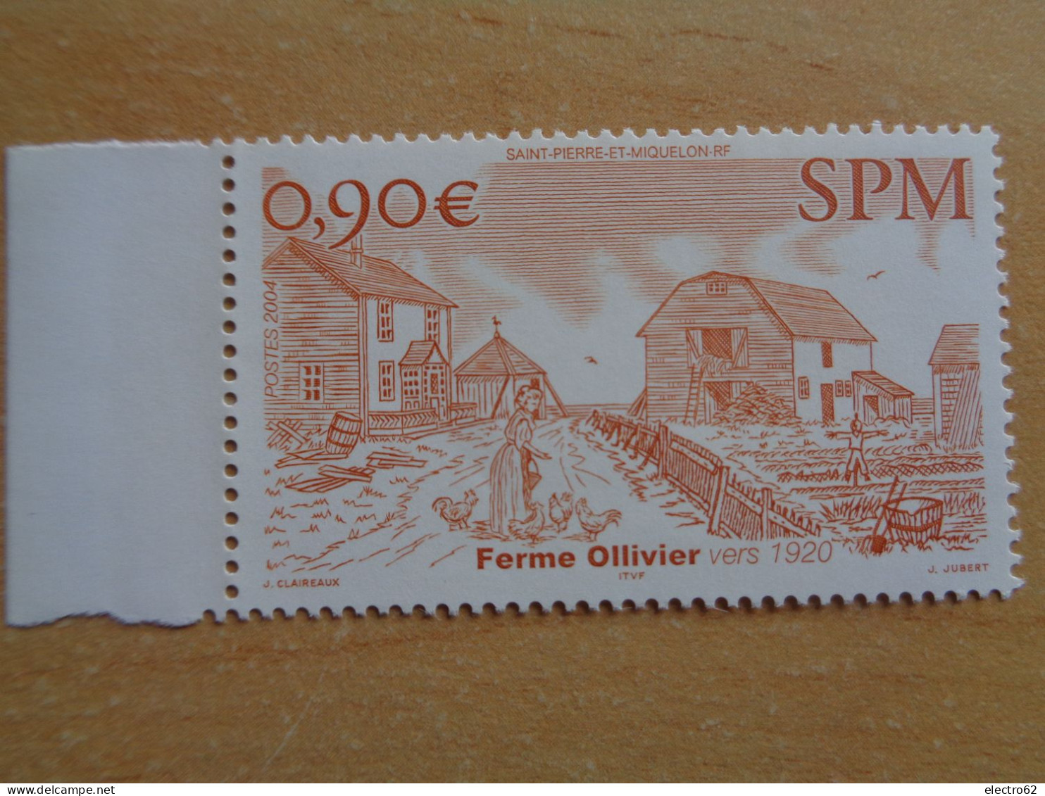 SPM Saint Pierre Et Miquelon La Ferme D'Ollivier Vers 1920 - Agriculture