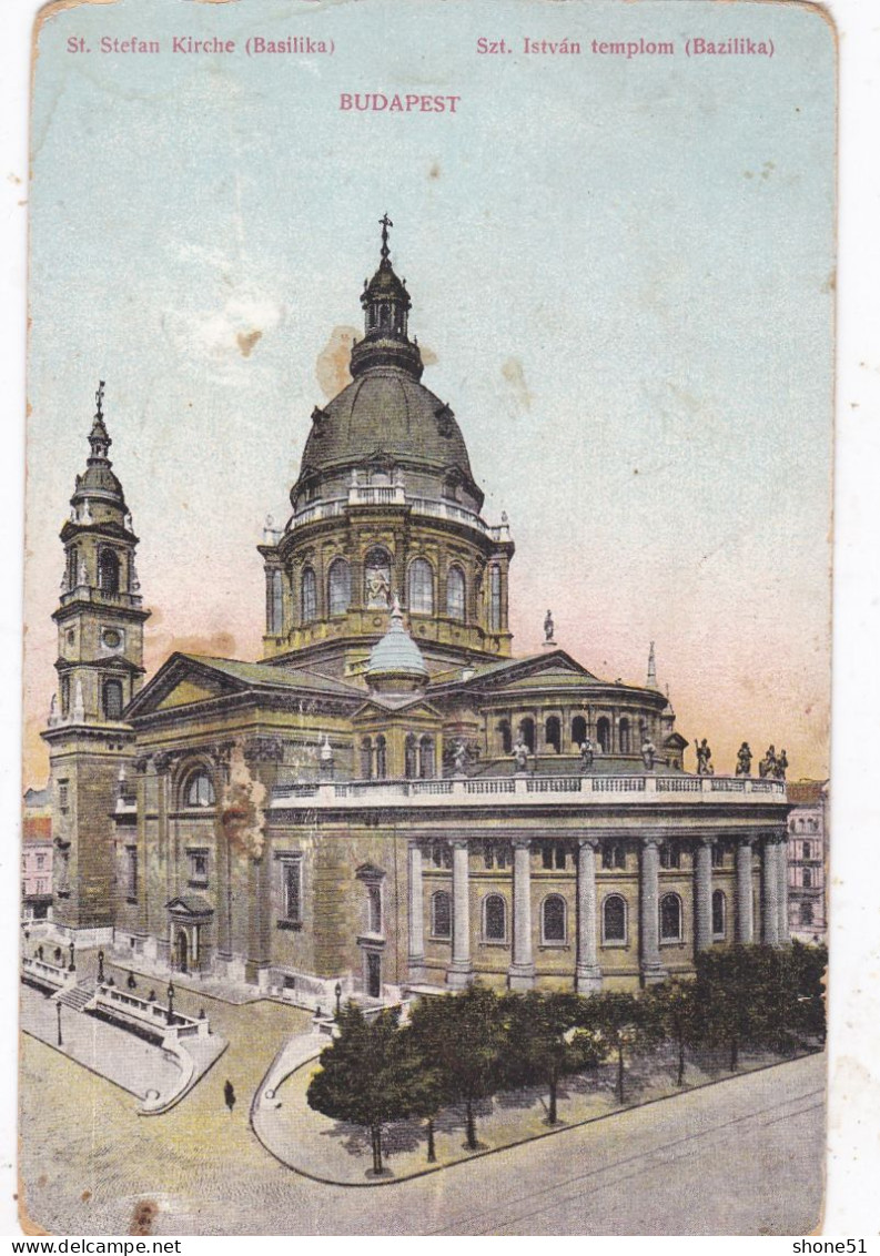 BUDAPEST.  St. Stefan Kirche - Hongrie