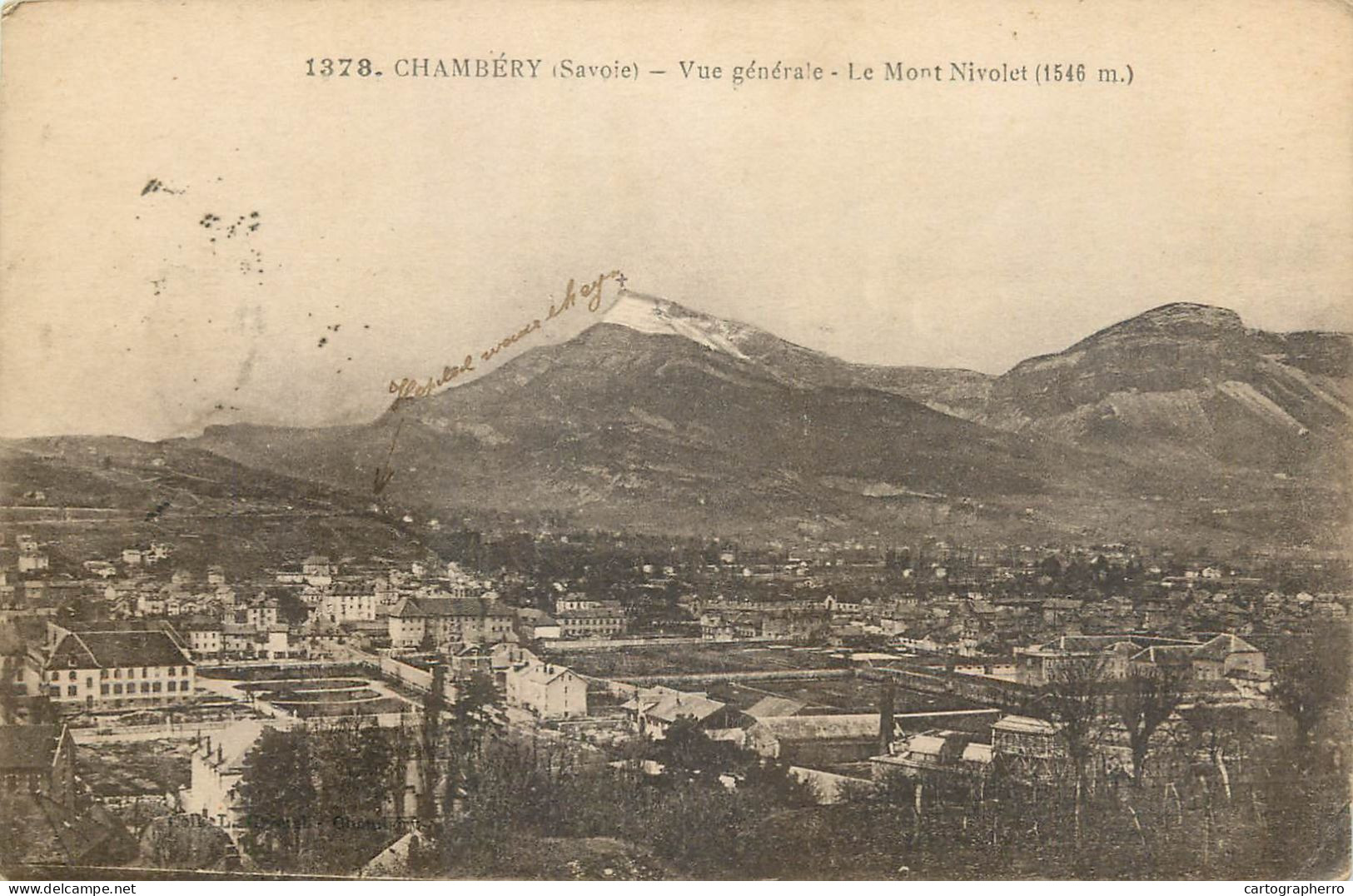 Postcard France Chambery Le Mont Nivolet - Chambery
