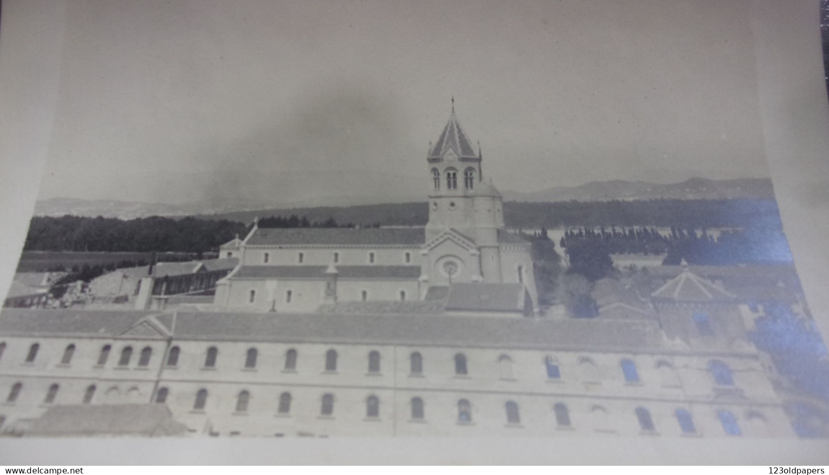 06 BELLE PHOTO DE CANNES LEGENDE  AVRIL 1899 MONASTERE DE LERINS ST HONORAT - Cannes