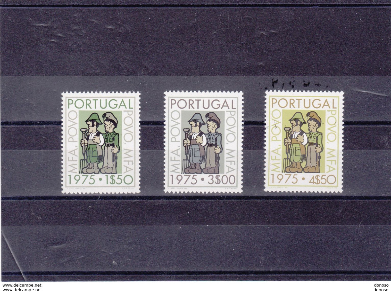 PORTUGAL 1975 Yvert 1252-1254, Michel 1272-1274 NEUF** MNH Cote 6,50 Euros - Nuevos