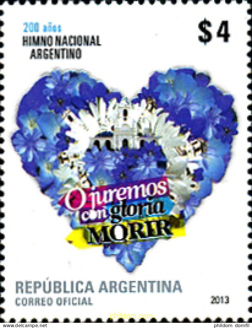 315627 MNH ARGENTINA 2013 HIMNO NACIONAL - Unused Stamps