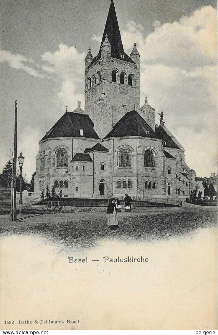 E/ 02                  Suisse    -    Basel    -   Pauluskirche - Autres & Non Classés