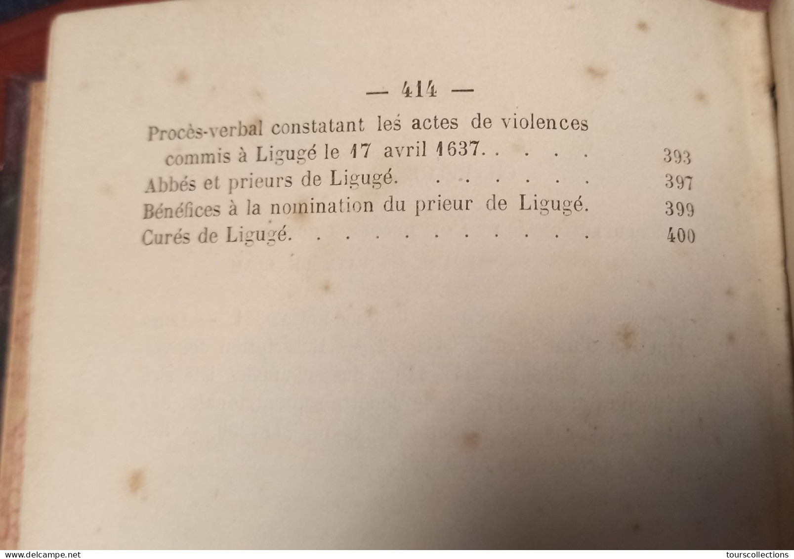 Livre du 19° Siècle (1873) du monastère Abbaye de Ligugé (86) vie de Saint Martin -  Poitiers Henri Oudin Editeur