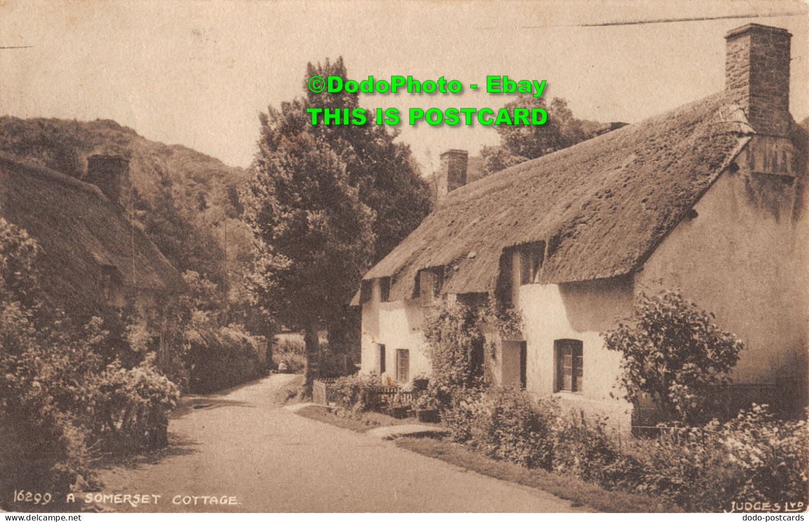 R455915 16299. A Somerset Cottage. Judges. Collotype. 1945 - Welt