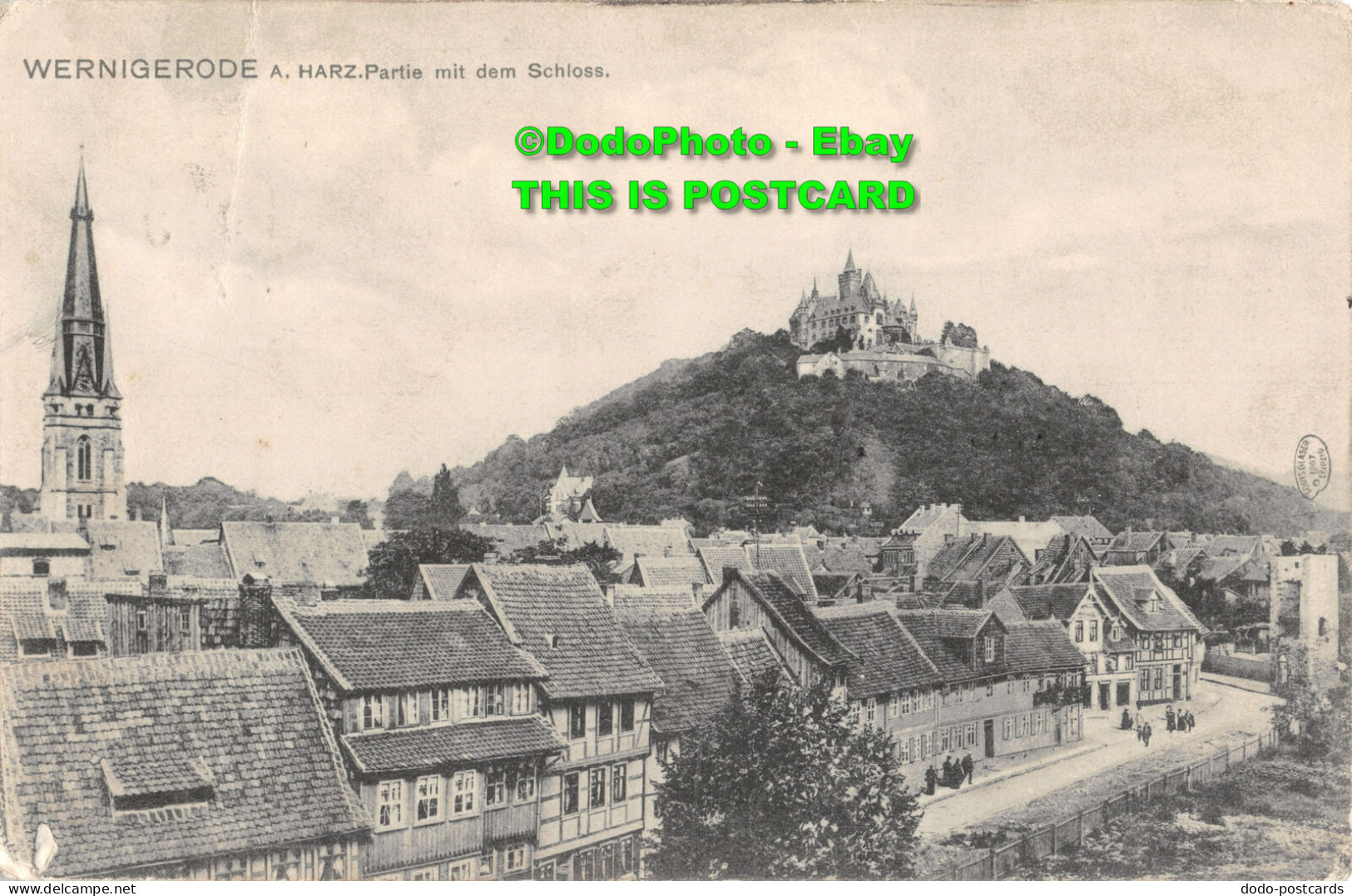 R455918 Wernigerode. A. Harz. Partie Mit Dem Schloss. 27557. Louis Glaser - Welt