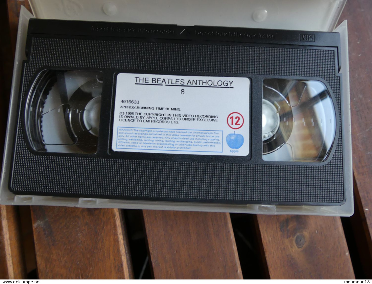 Lot 5 Vidéo-cassettes VHS Secam The Beatles, Bob Dylan, The Who, Jethro Tull, Chuck Berry