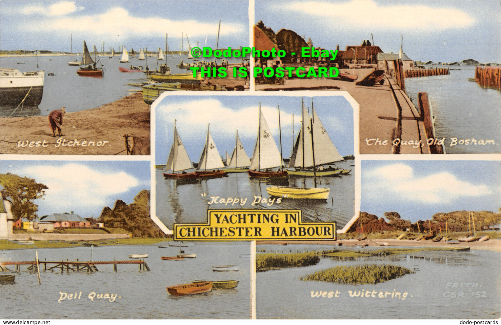 R455935 Yachting In Chichester Harbour. Frith. Multi View - Welt