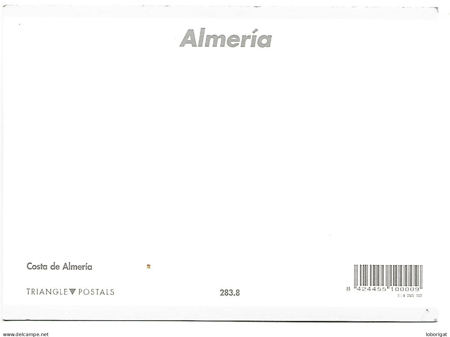 COSTA DE ALMERIA.- COSTA DEL SOL.- ALMERIA.-  ( ESPAÑA ) - Almería