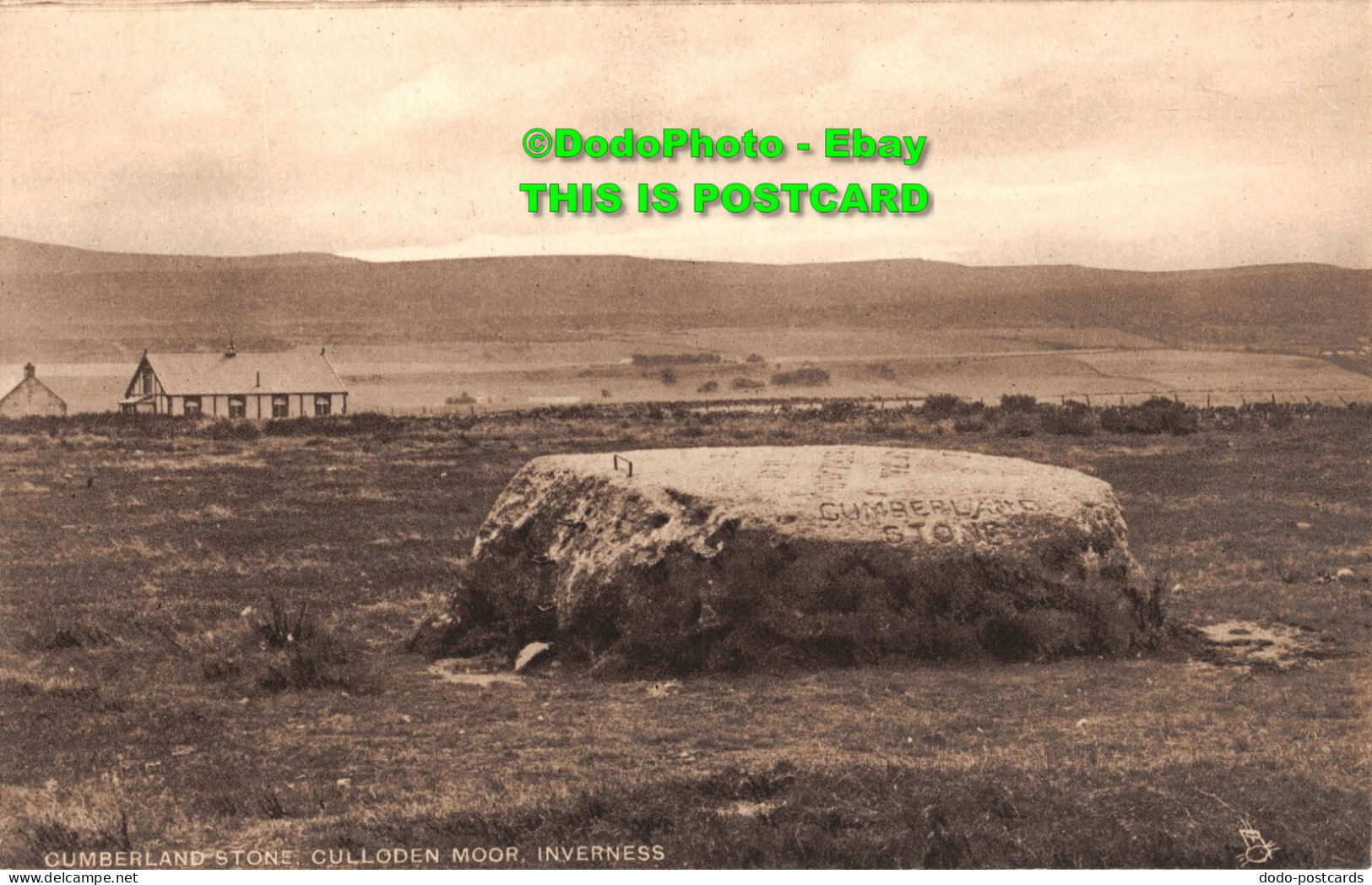 R455958 Cumberland Stone. Culloden Moor. Inverness. Tuck. Photogravure Postcard. - Monde