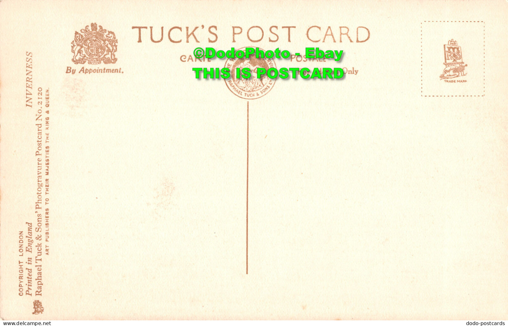 R455958 Cumberland Stone. Culloden Moor. Inverness. Tuck. Photogravure Postcard. - World