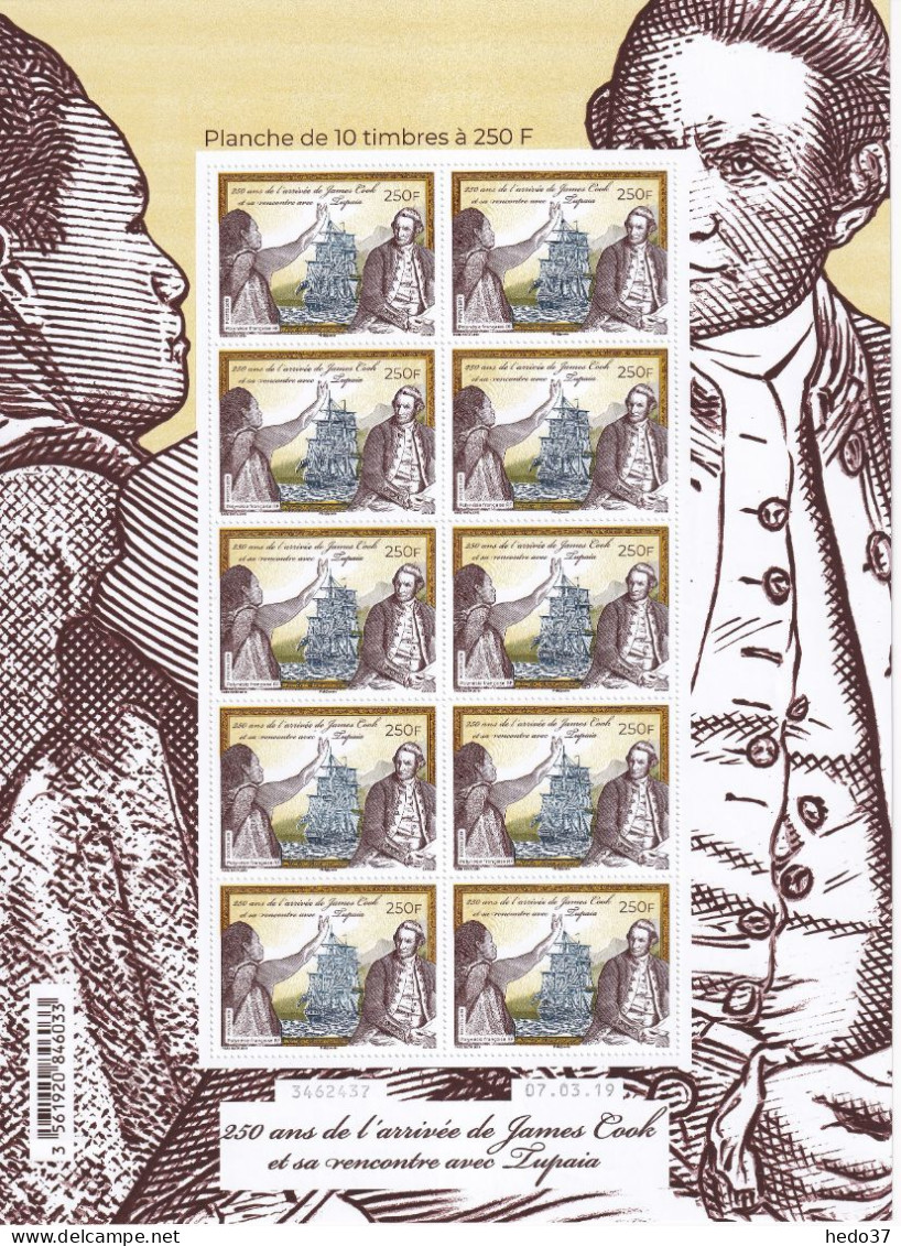 Polynésie N°1210 - Feuille Entière - Neuf ** Sans Charnière - TB - Unused Stamps