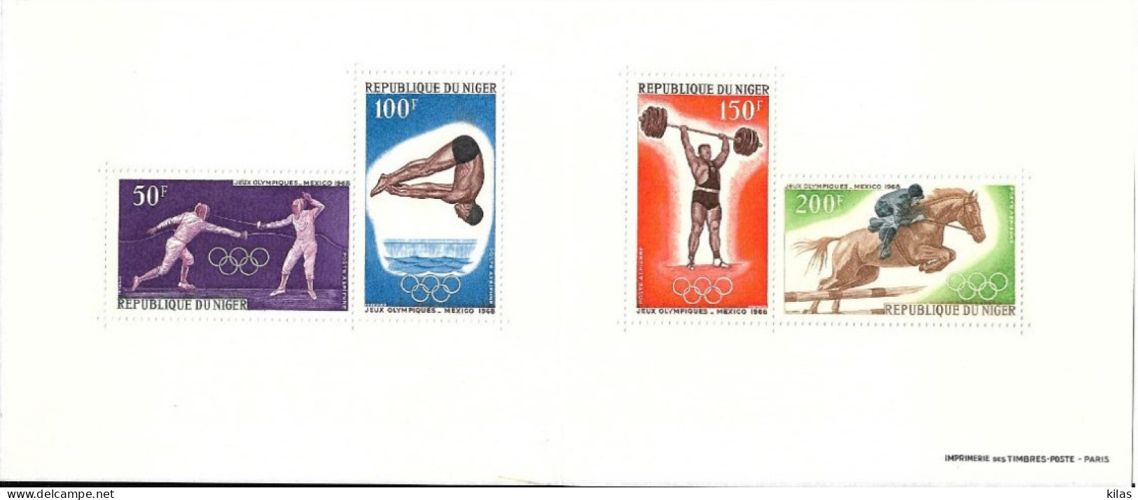 NIGER 1968 Olympic Games MEXICO MNH - Verano 1968: México