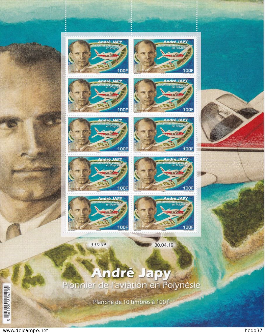 Polynésie N°1226 - Feuille Entière - Neuf ** Sans Charnière - TB - Unused Stamps