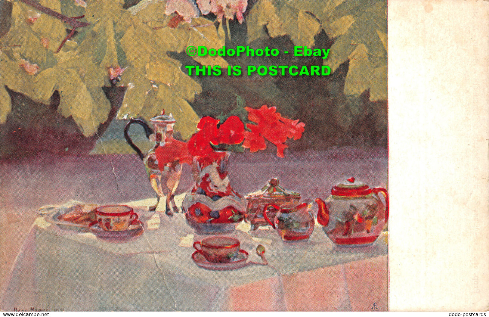 R455978 Maria Magnani. The Tea Table. Bestetti E Tumminelli. 24 1 1918. N. 3269 - World
