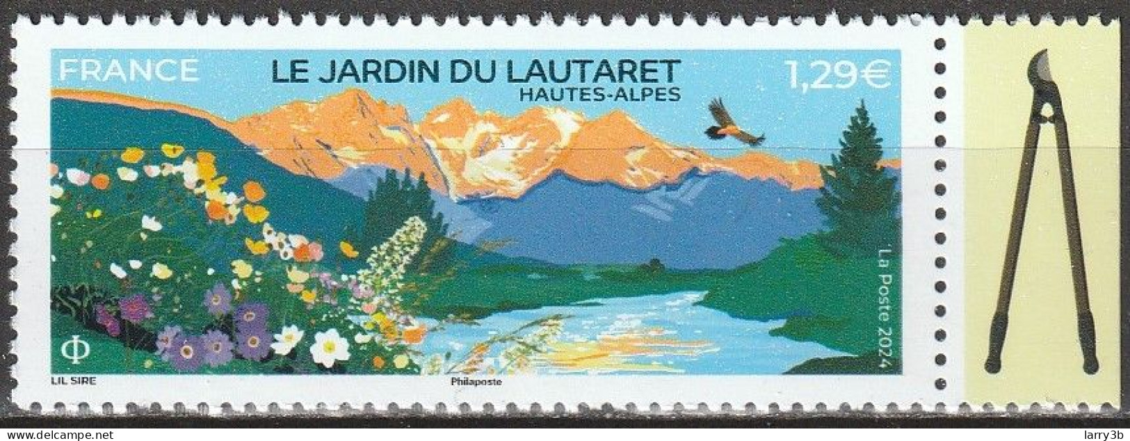 2024 - Y/T 5xxx - "LE JARDIN DU LAUTARET" - BDF ISSU FEUILLET - NEUF ** MNH - Ongebruikt