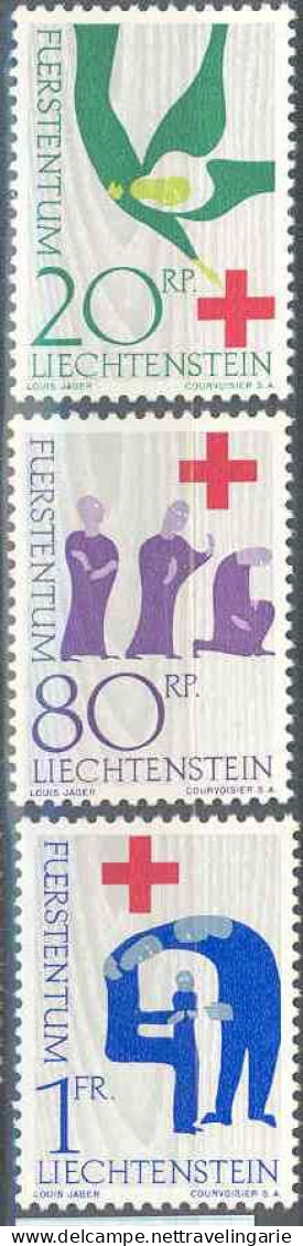 Liechtenstein 1963 Centenary International Red Cross ** MNH - Croix-Rouge