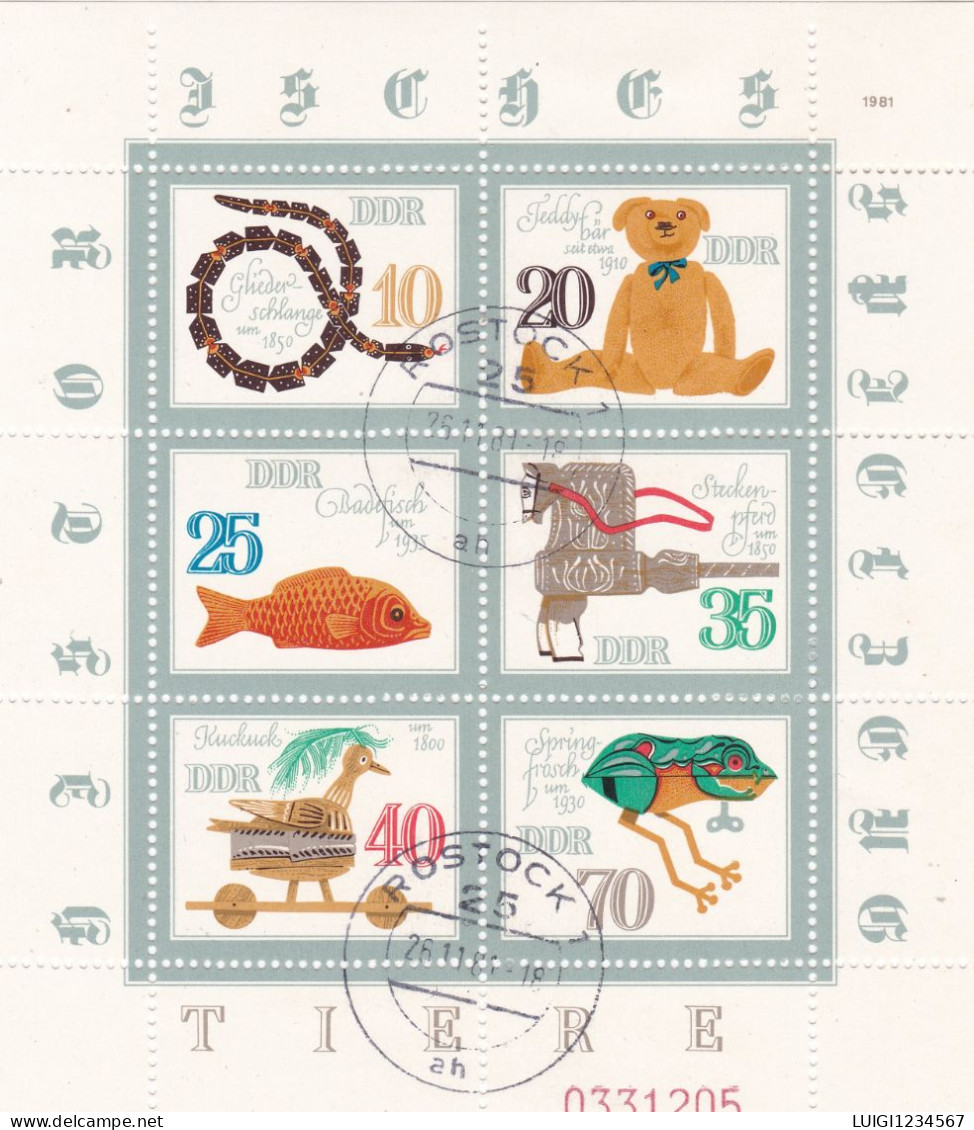 MICHEL 2661/2666 Kleinbogen - Used Stamps