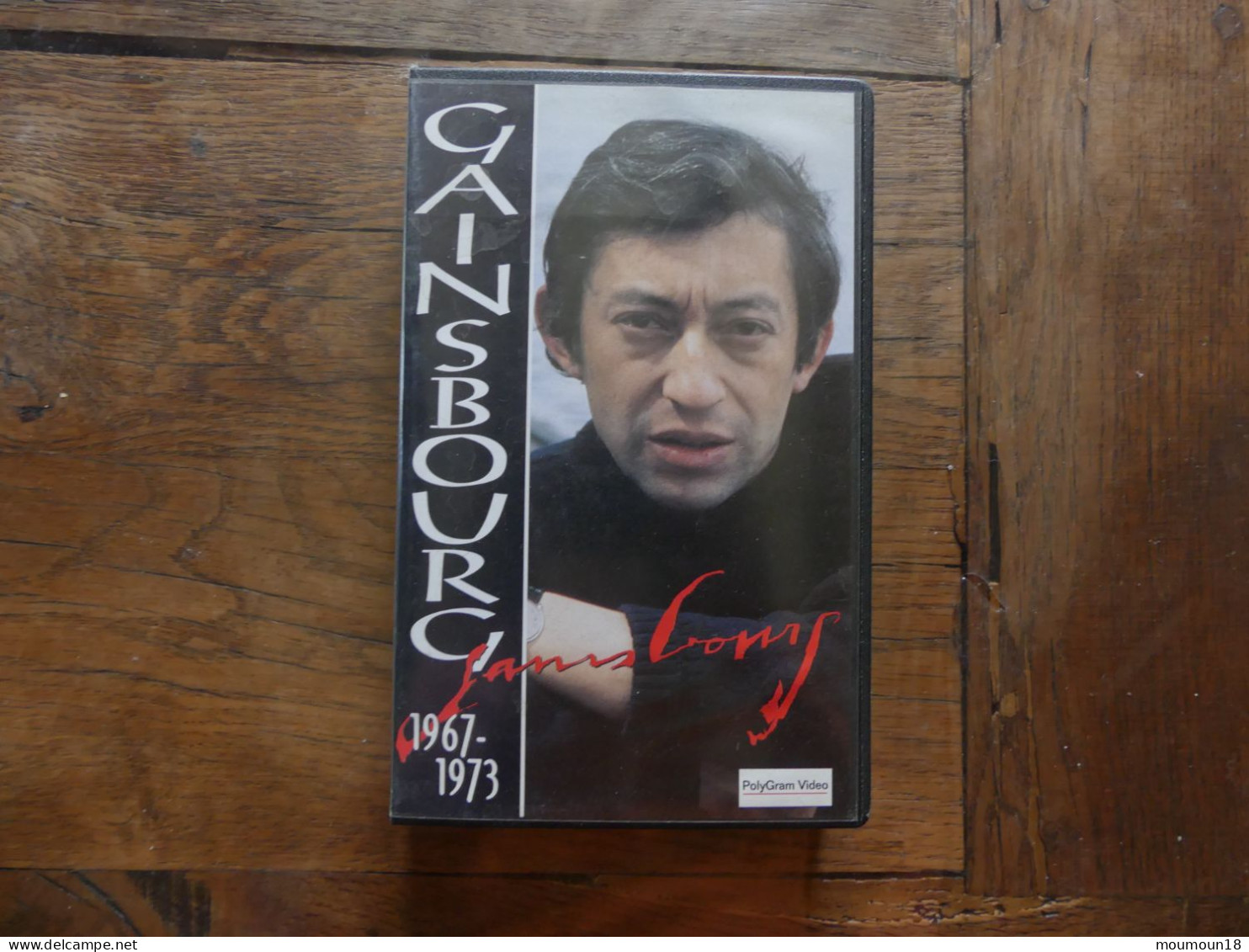 Lot 2 Vidéo-cassettes VHS Secam Serge Gainsbourg