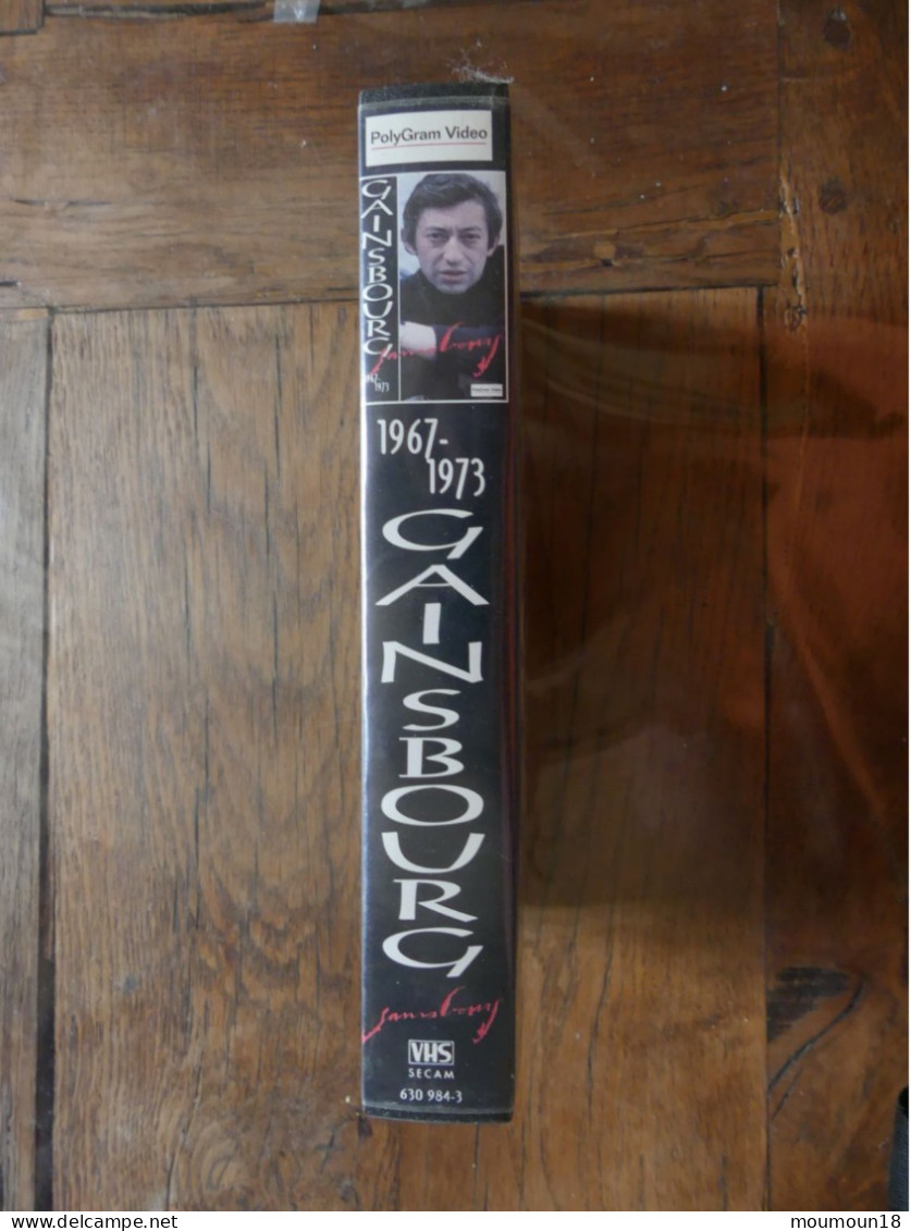 Lot 2 Vidéo-cassettes VHS Secam Serge Gainsbourg