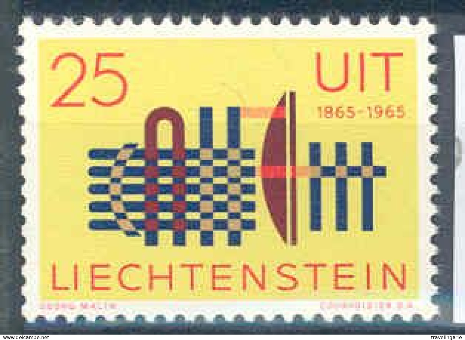 Liechtenstein 1965 U.I.T. Telecommunication MNH ** - Ungebraucht