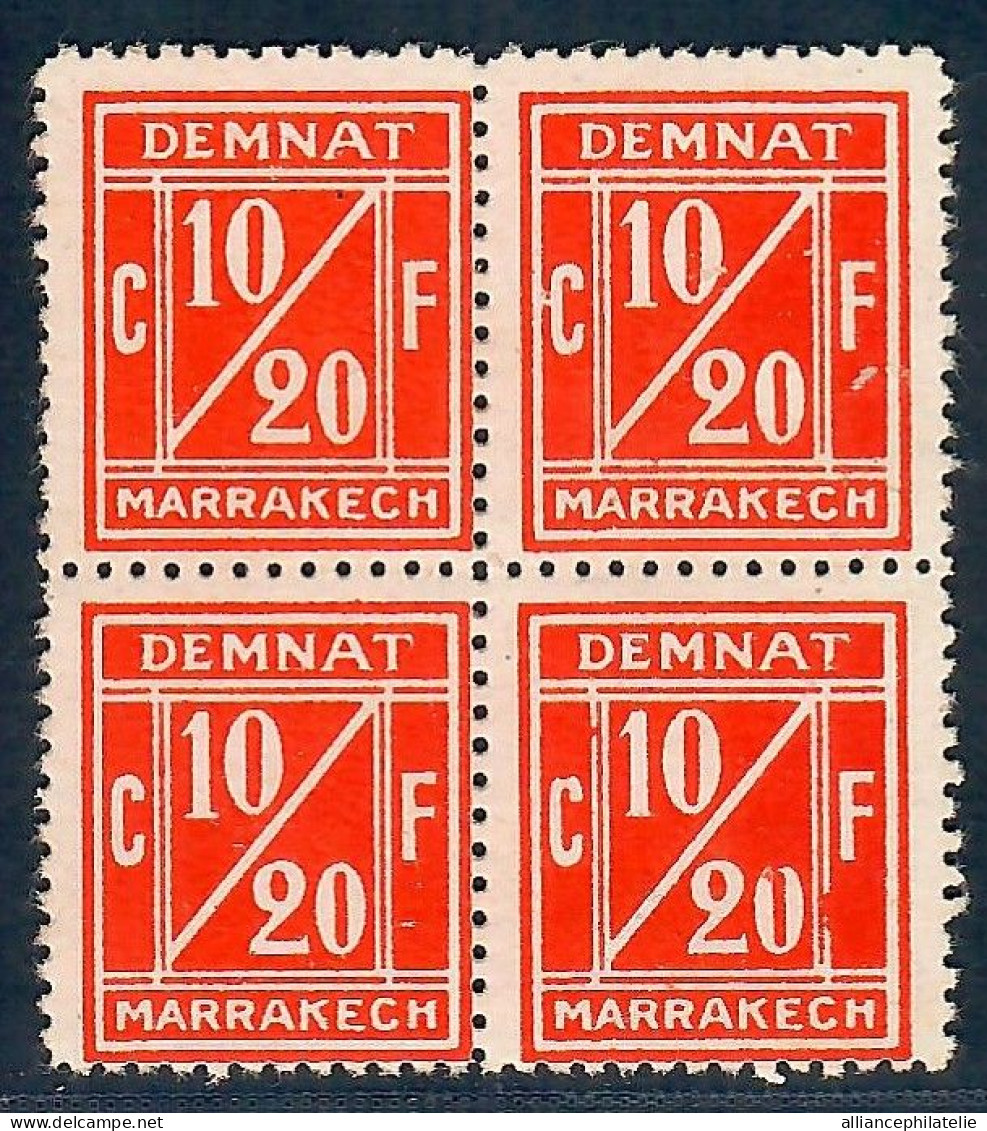 Lot N°A5744 Maroc Postes Locales Demnat à Marrakech  N°1A Neuf (*) Sans Gomme - Lokale Post