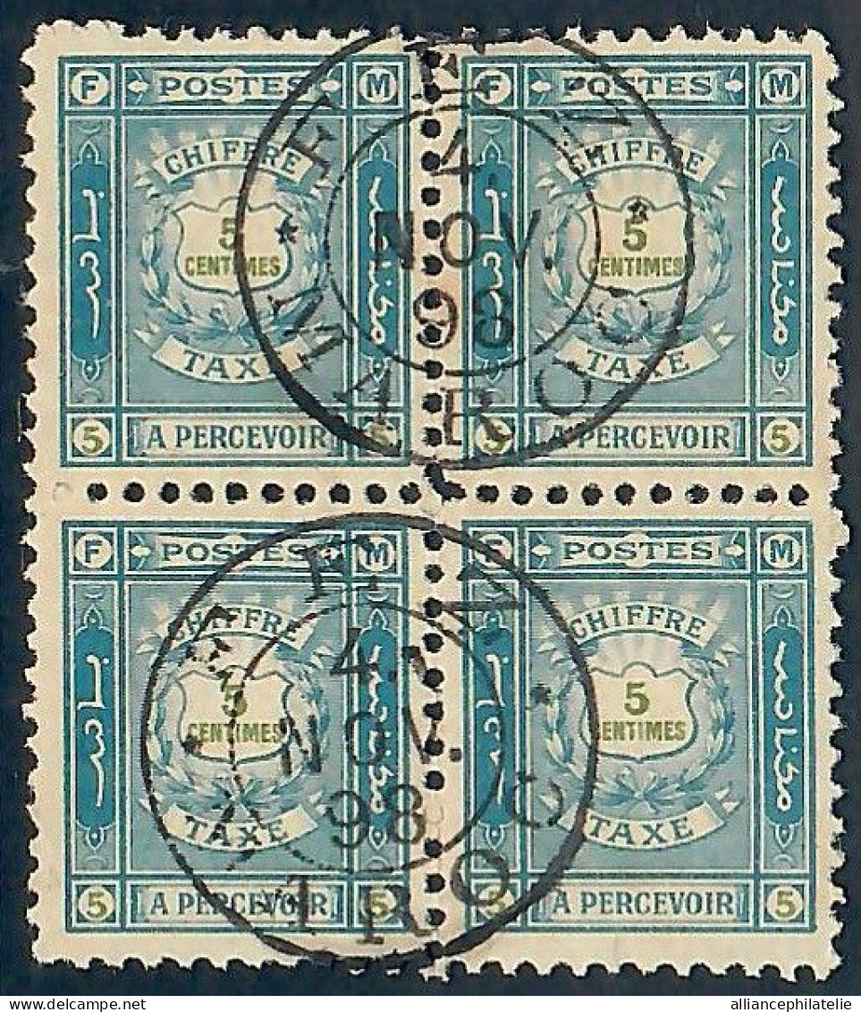 Lot N°A5740 Maroc Postes Locales Fez à Meknes Taxe  N°24 Oblitéré Qualité TB - Locals & Carriers