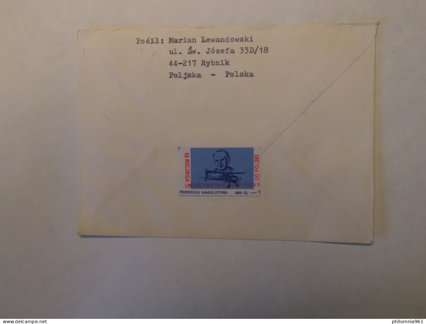 POLAND AIRMAIL COVER TO CROATIA 1994 - Andere & Zonder Classificatie