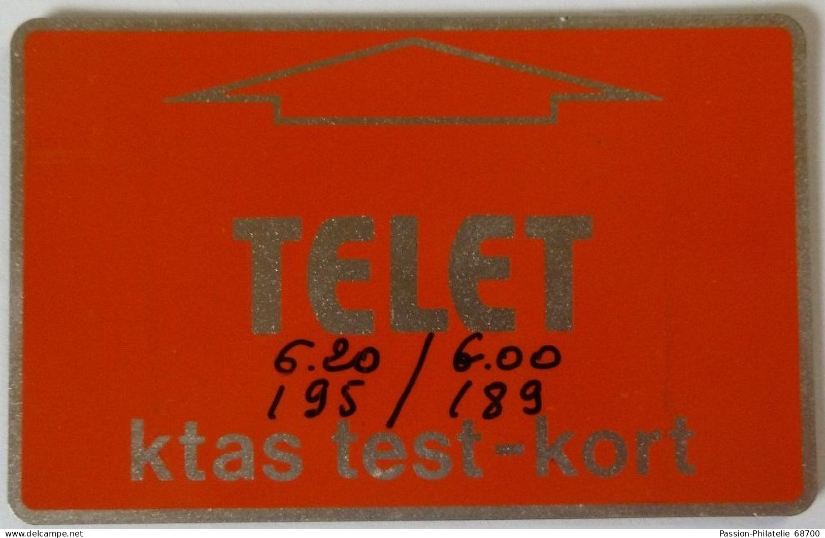 DENMARK - L&G - 1st TEST - TELET - MINT - RARE - Danemark