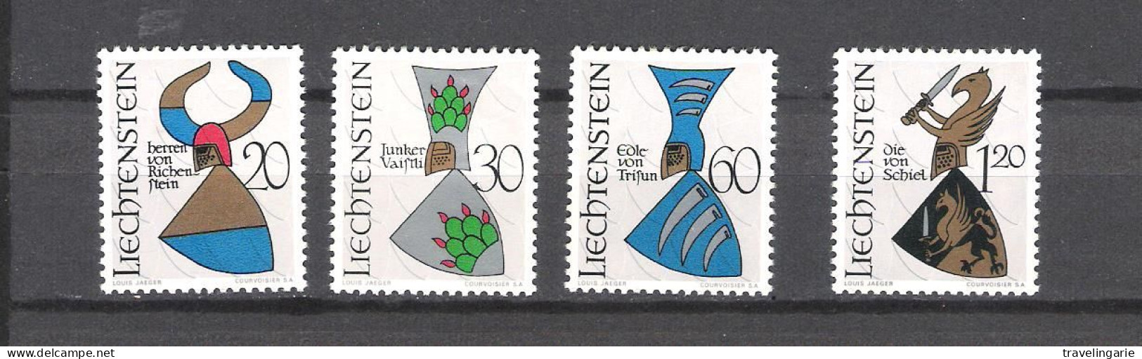 Liechtenstein 1966 Coats Of Arms (III) Triesen ** MNH - Unused Stamps