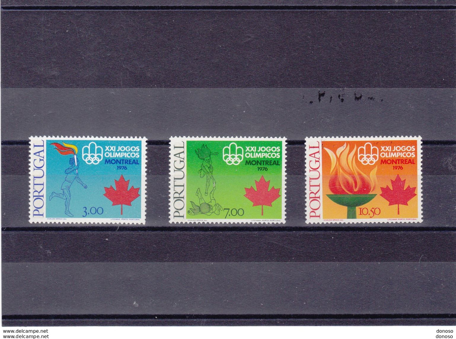 PORTUGAL 1976 JEUX OLYMPIQUES DE MONTREAL Yvert 1299-1301, Michel 1319-1321 NEUF** MNH Cote Yv 5 Euros - Nuevos