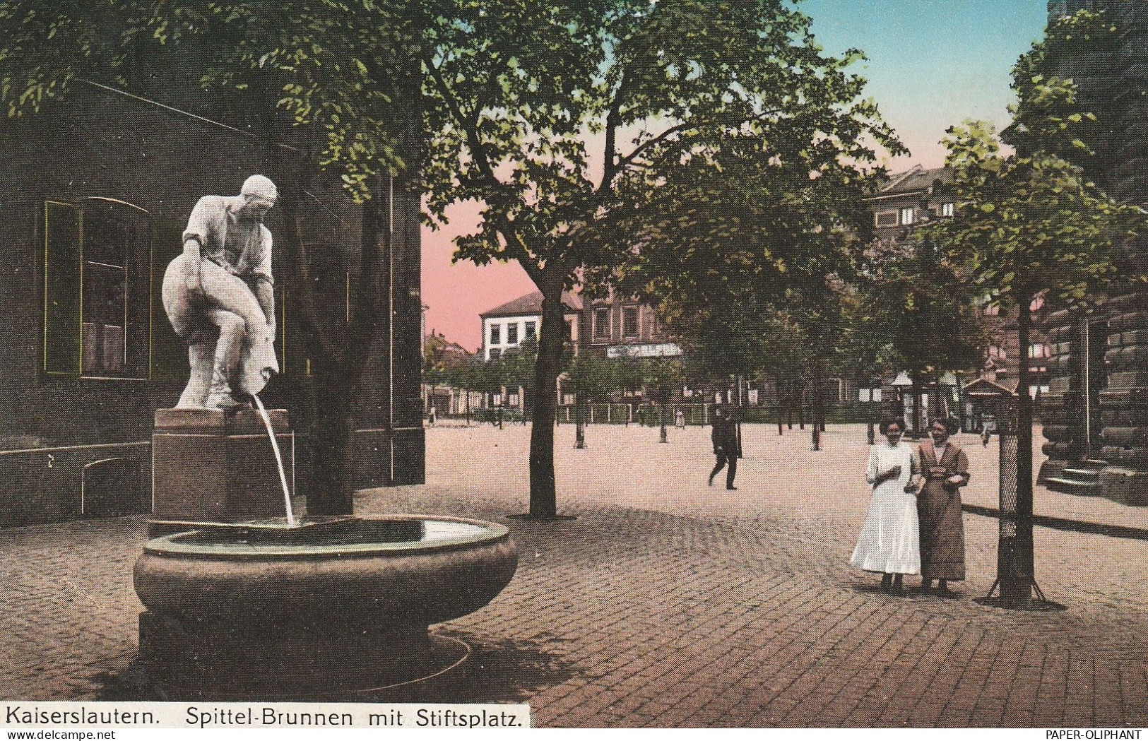 6750 KAISERSLAUTERN, Spittel-Brunnen, Stiftsplatz - Kaiserslautern