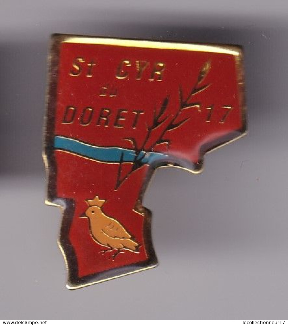 Pin's St Cyr Du Doret En Charente Maritime Dpt 17 Oiseau Caille Réf 8496 - Cities