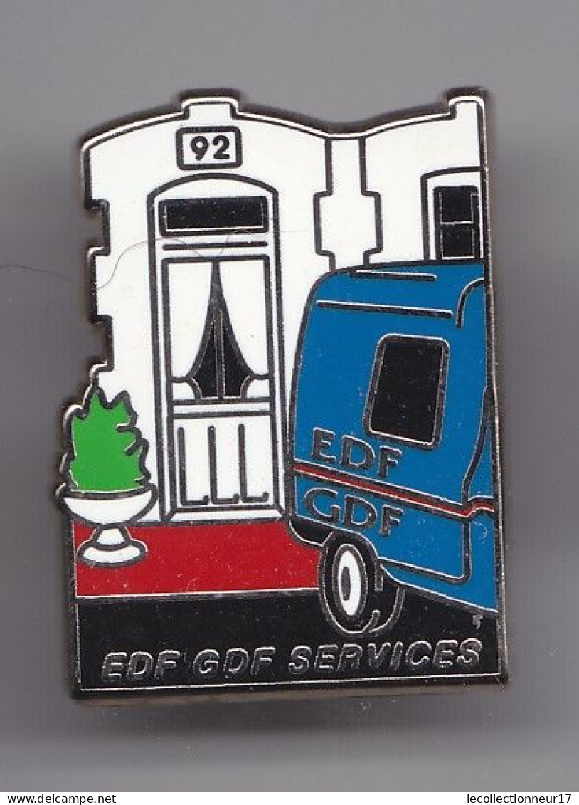 Pin's EDF GDF Services 92 Réf 3321 - EDF GDF