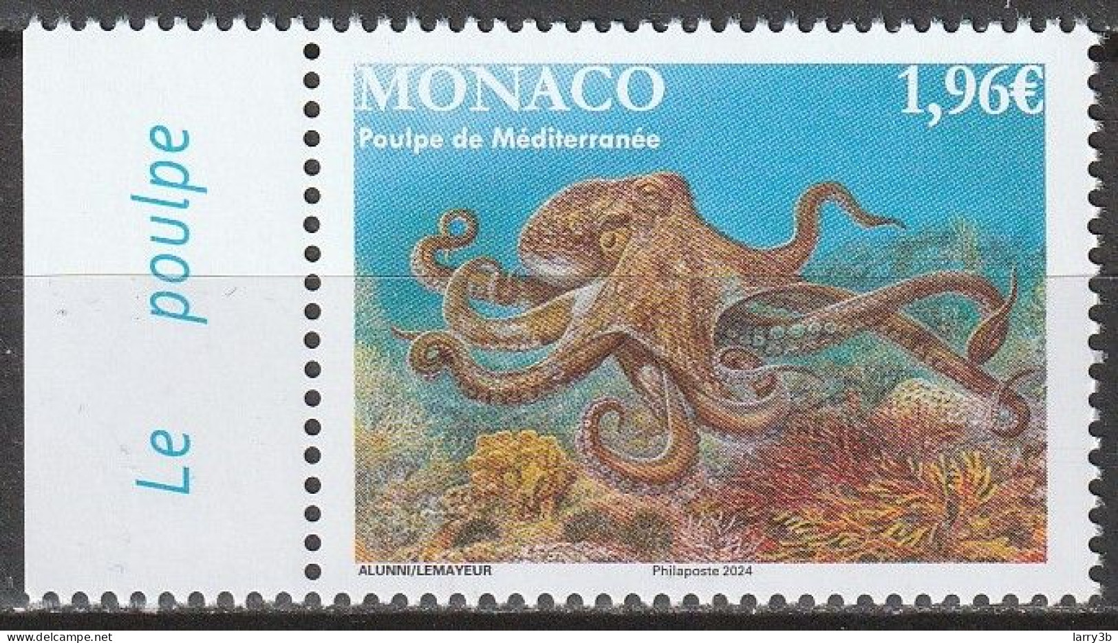 2024 - MONACO - EUROPA - CEPT - "FAUNE SOUS-MARINE" - BDF ISSU FEUILLET - NEUF ** - 2024