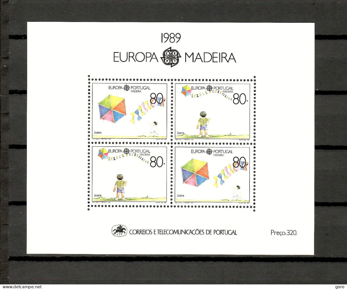 Madeira  1989  .-   Y&T  Nº   10   Block   **   ( A ) - Madeira