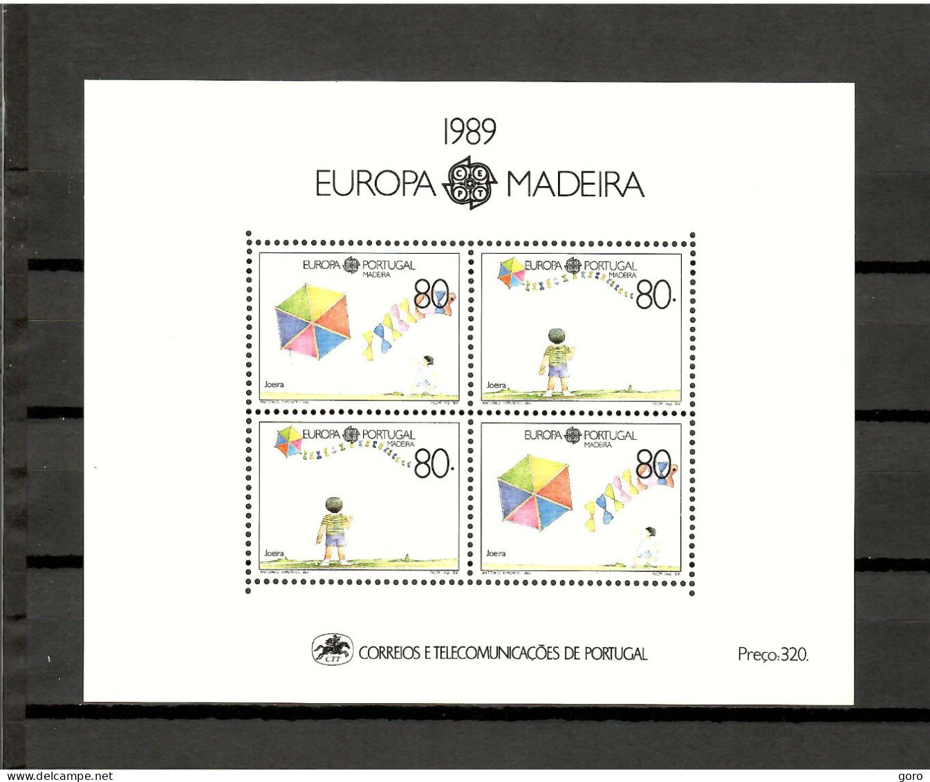 Madeira  1989  .-   Y&T  Nº   10   Block   **   ( B ) - Madère