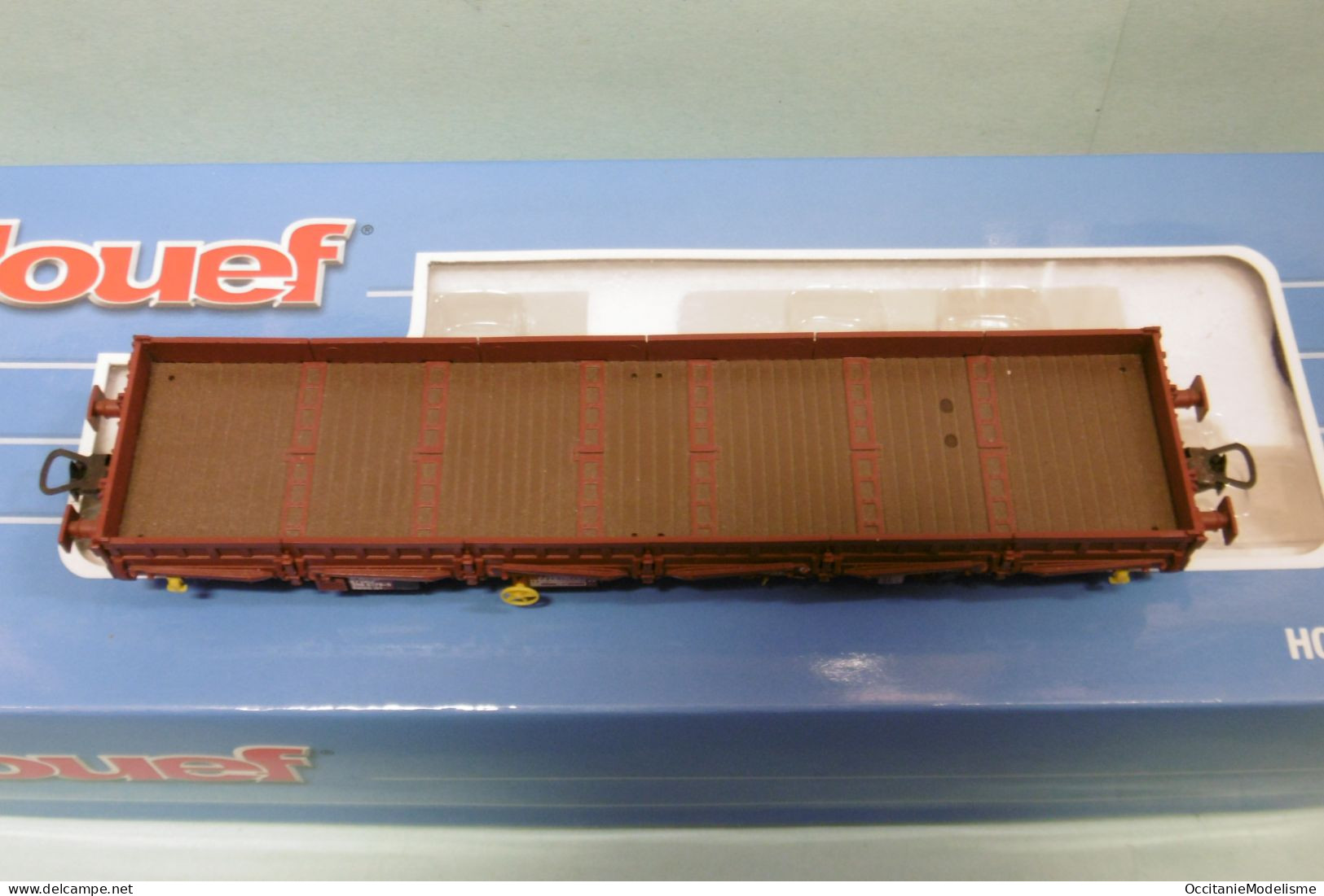 Jouef - Wagon Plat à Ranchers Remms SNCF ép. V Réf. HJ6057 BO HO 1/87 - Güterwaggons