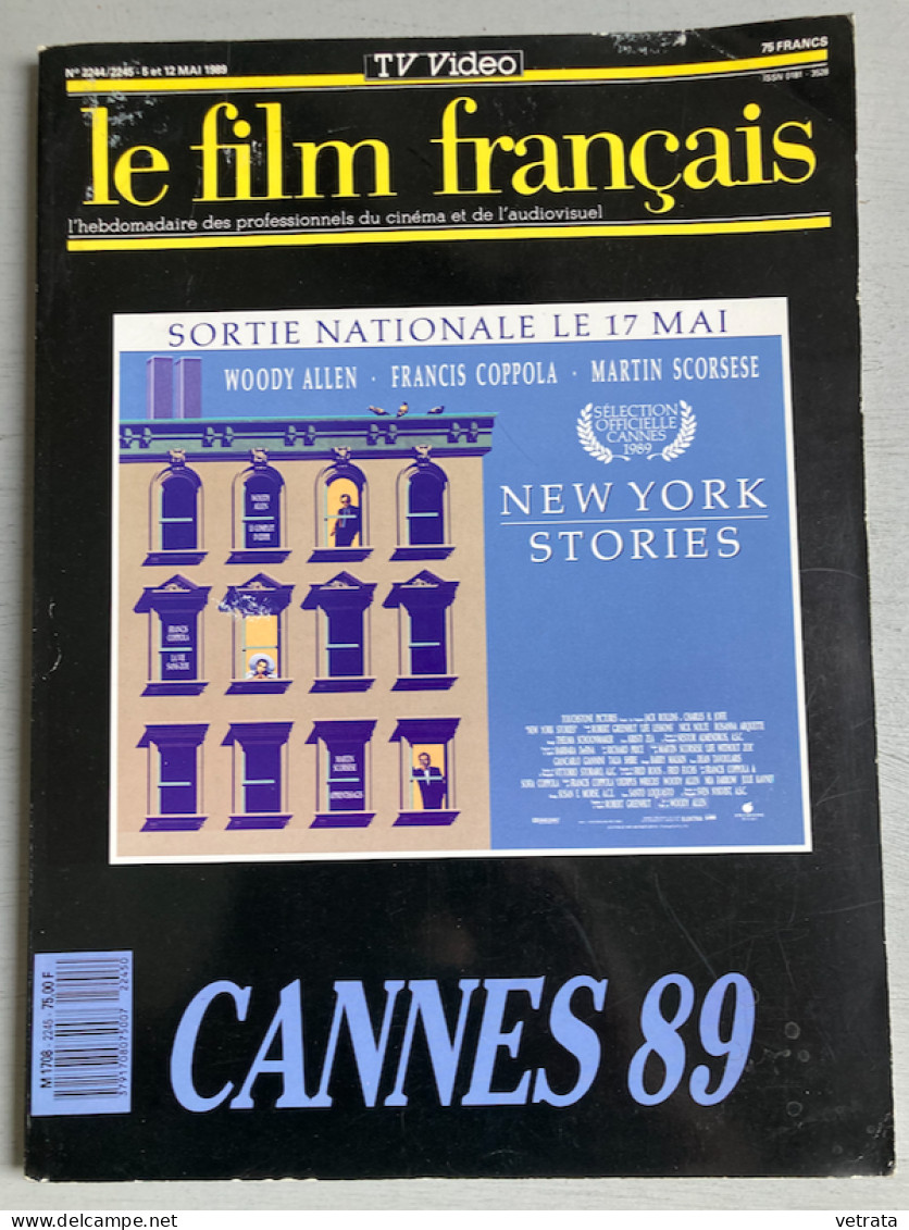 FESTIVAL DE CANNES 1989 (plus De 400 Pages) : Programme Officiel / Catalogues :  Semaine De La Critique- Quinzaine Des R - Kino