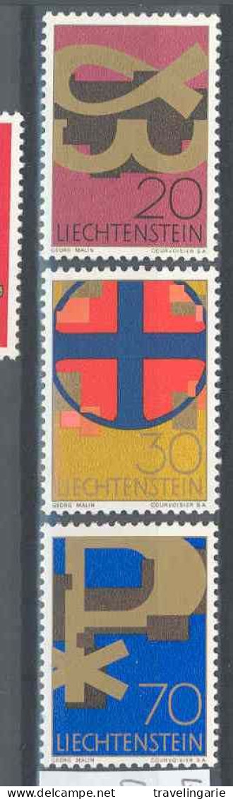 Liechtenstein 1967 Christian Symboles MNH ** - Cristianesimo