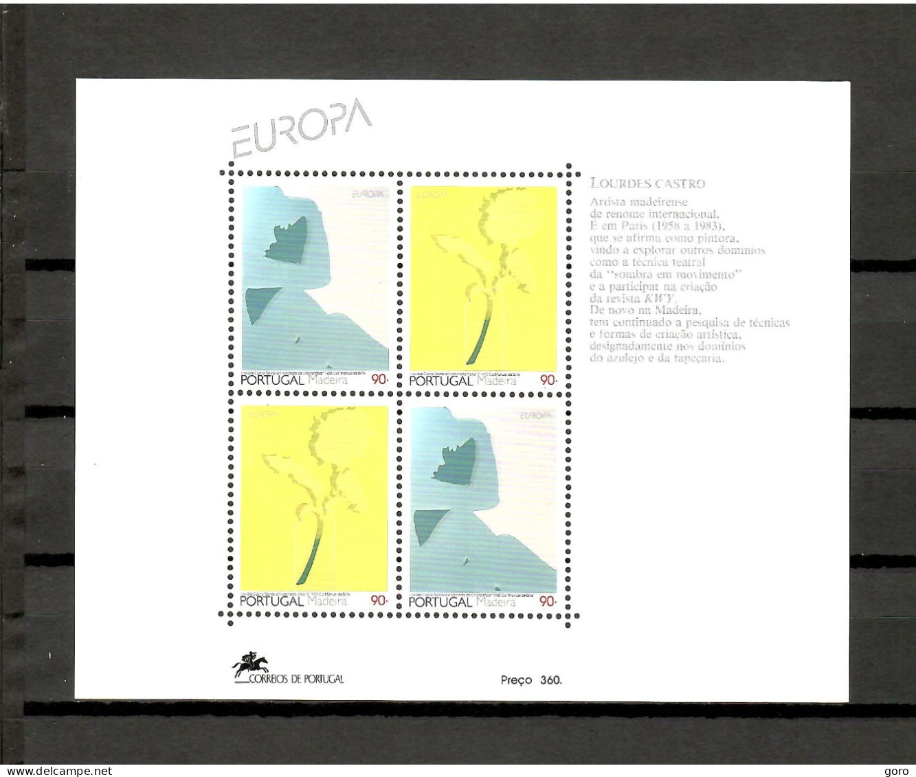 Madeira  1993  .-   Y&T  Nº   13   Block   **  (b) - Madeira