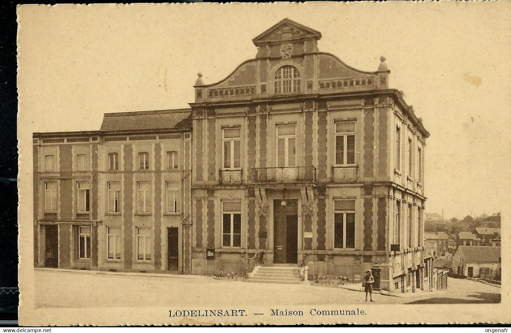 Cp Neuve: LODELINSART : Maison Communale - Charleroi