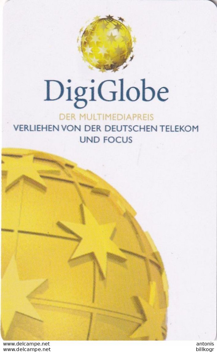 GERMANY - DigiGlobe(A 12), Tirage 14000, 08/99, Mint - A + AD-Series : D. Telekom AG Advertisement